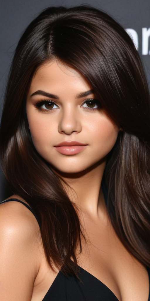 selena gomez hair color