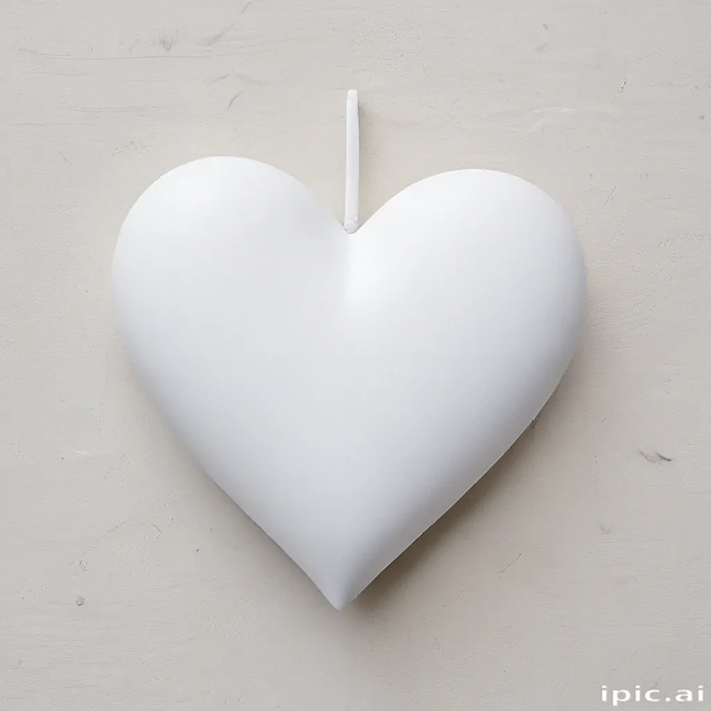 white heart