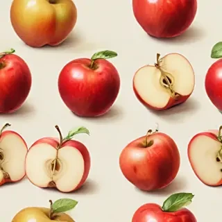 drawings of apples