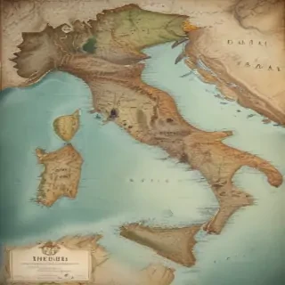 map of italy