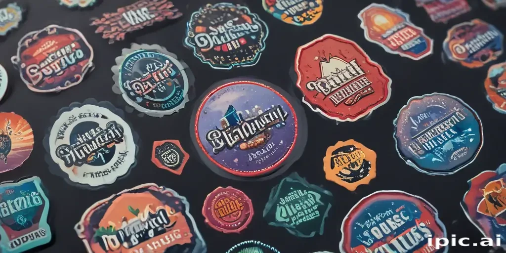stickers mockup