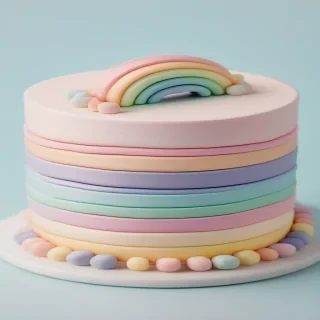 rainbow pastel