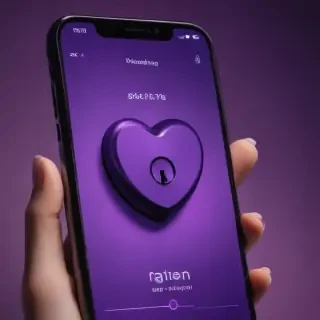 purple lock screen