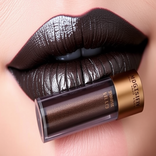 Edgy "Gunmetal Grunge" liquid lipstick featuring a long-wearing, transfer-proof formula with a metallic finish, ideal for alternative and rock-inspired makeup styles