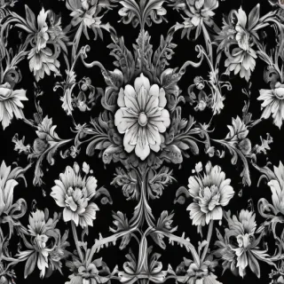 black with white pattern