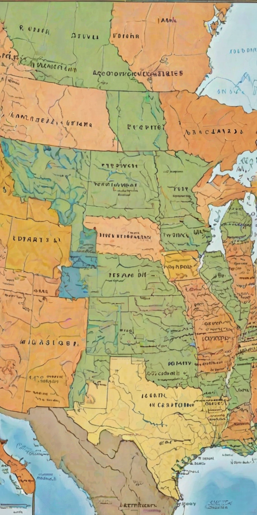 map of the usa states