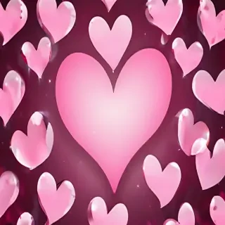 aesthetic heart background