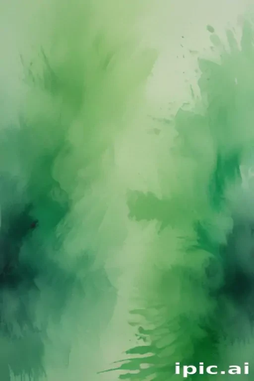 watercolor green background