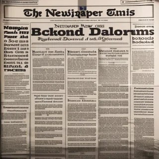 newspaper paper background