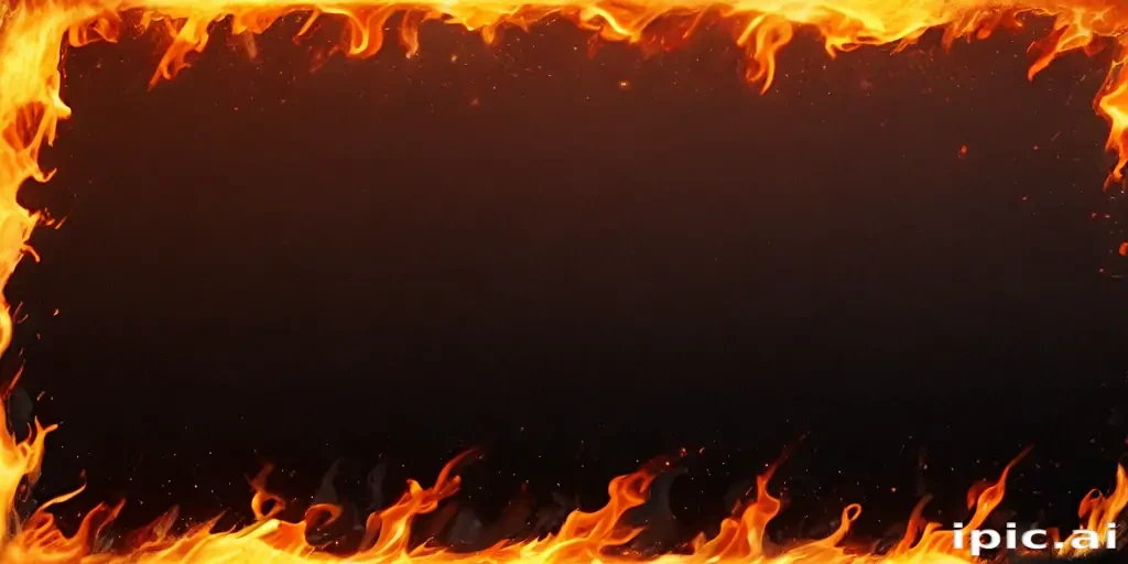 background with fire