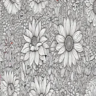 flower doodle art