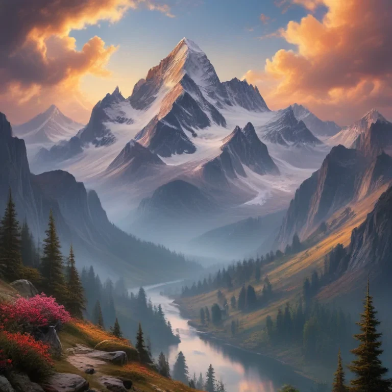 aesthetic mountain wallpaper