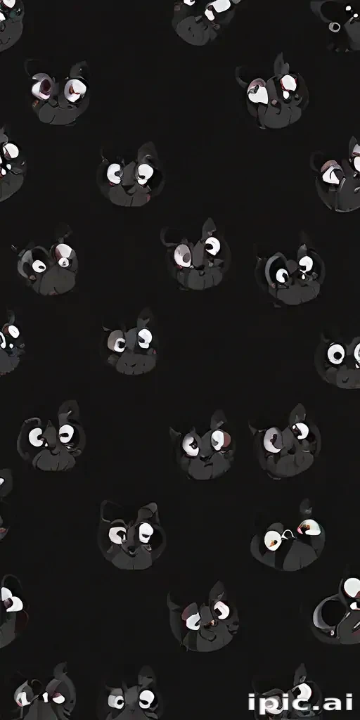 cute black iphone wallpaper