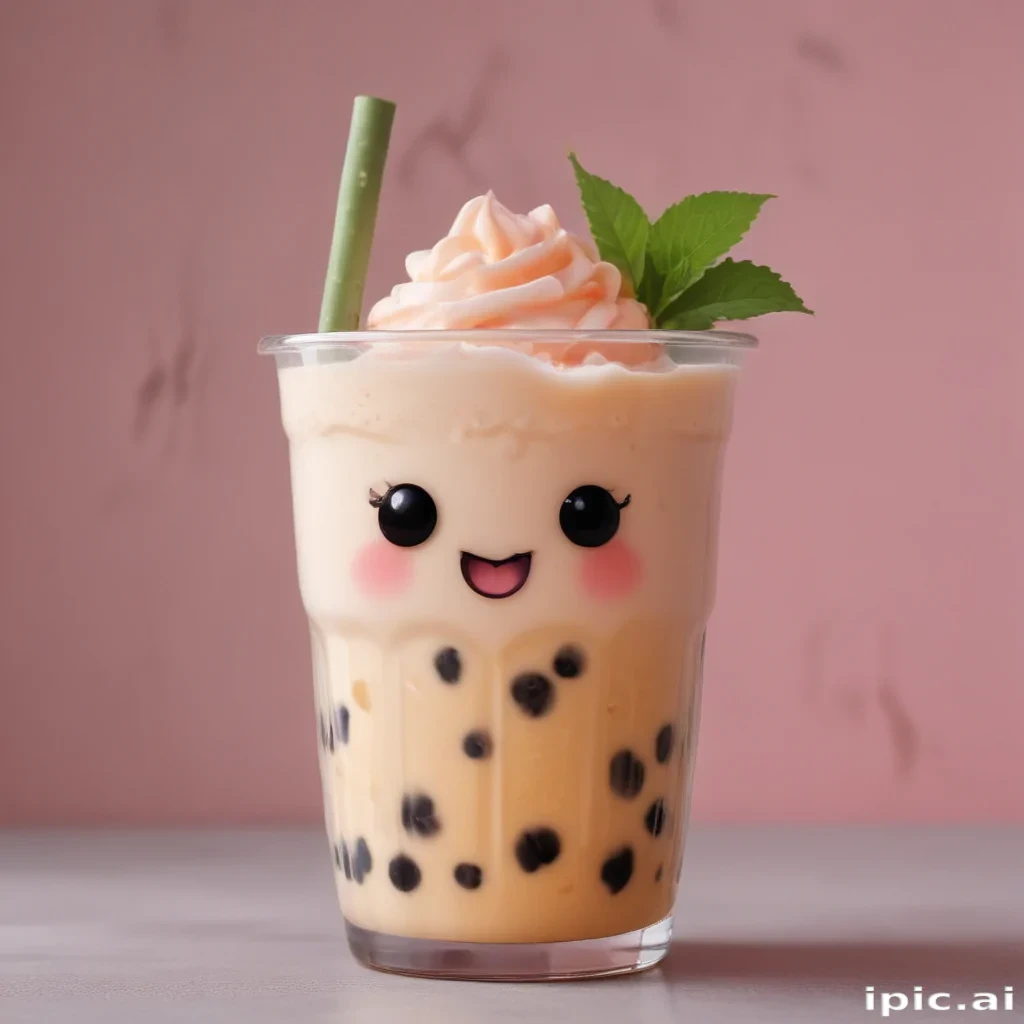 cute boba tea wallpapers