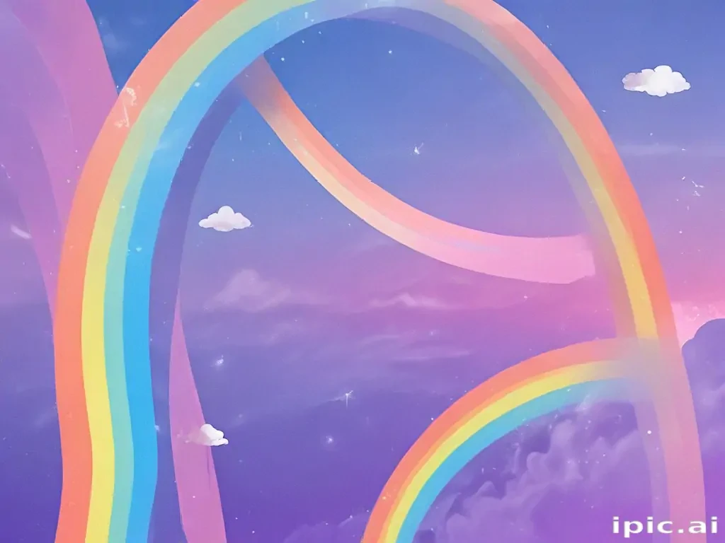 aesthetic rainbow backgrounds