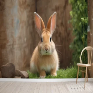 cute bunny background