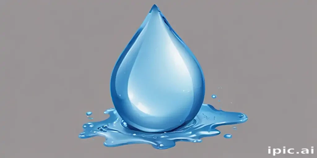 clipart drop of water