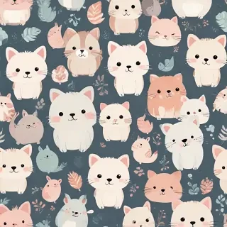 cute animal background