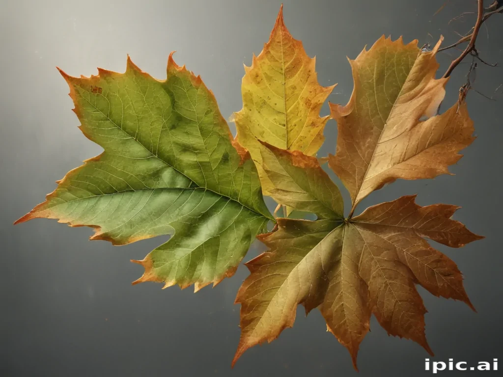 leaves no background