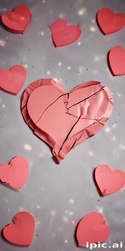 broken heart aesthetic