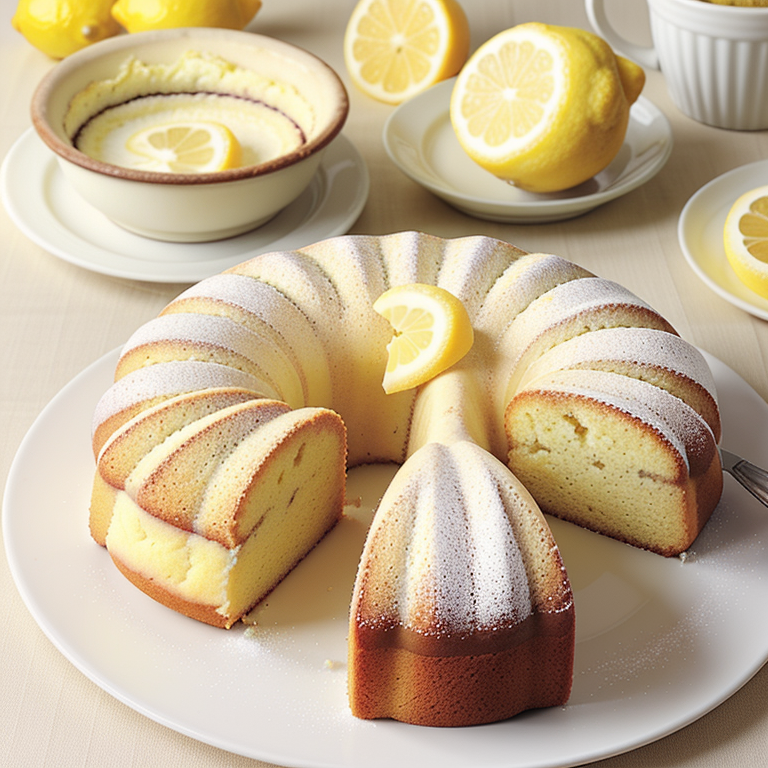 cream cheese lemon pound cake