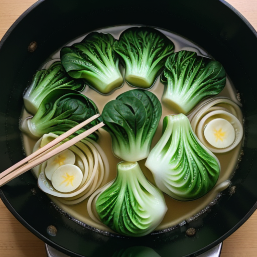 cooking bok choy for ramen