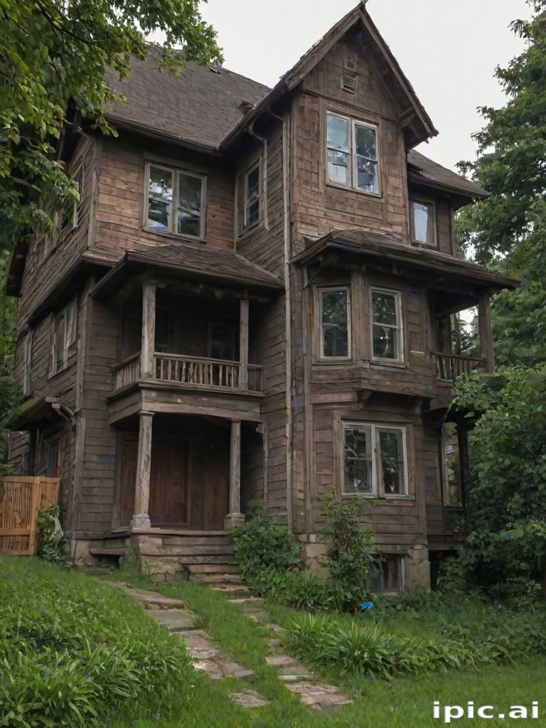 background of the house
