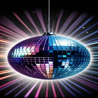 disco ball transparent background