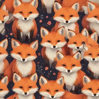 cute fox backgrounds