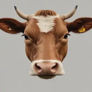 cow head png