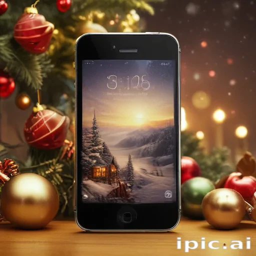 christmas background phone
