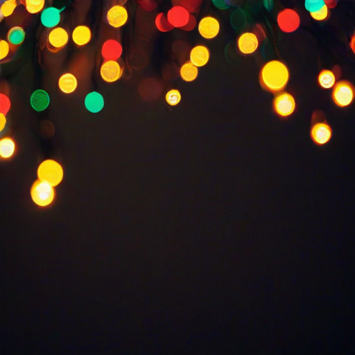 christmas lights iphone wallpaper