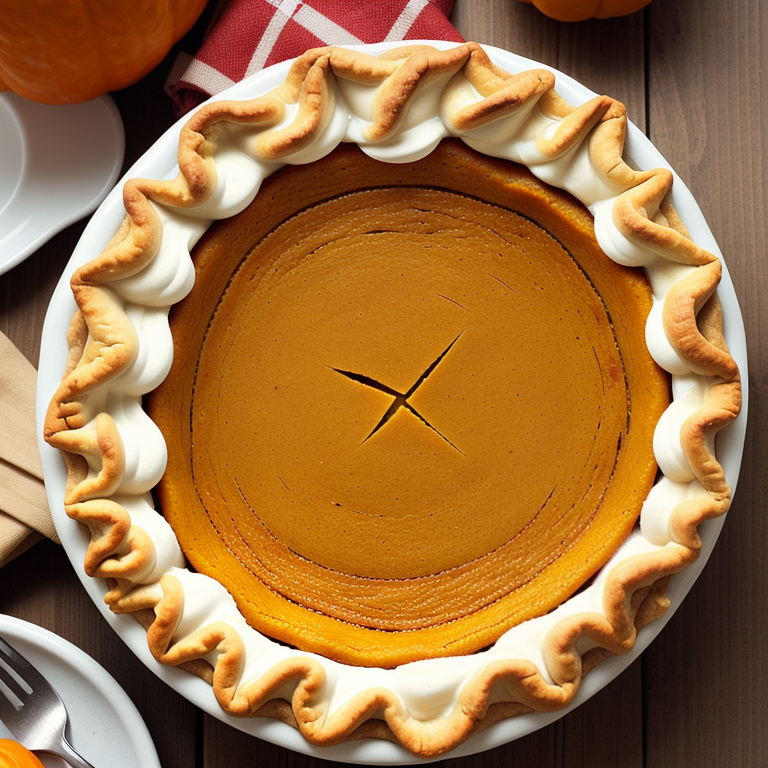 recipe for pumpkin pie without evaporated milk