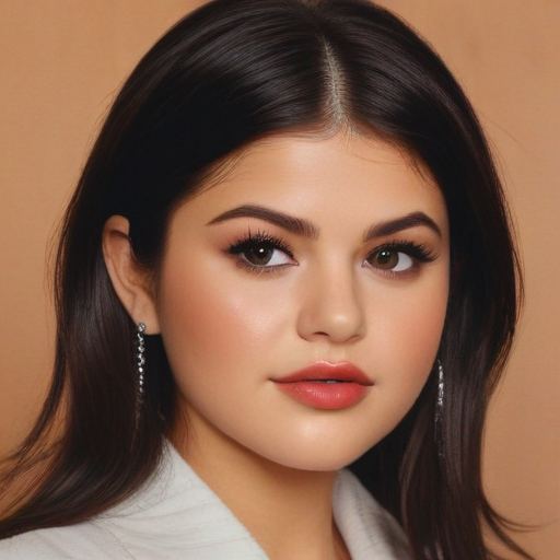 selena gomez facial