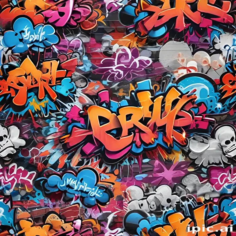 graffiti art background