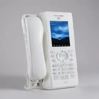 icon phone white