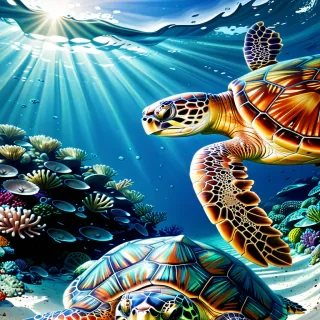 sea turtle wallpaper