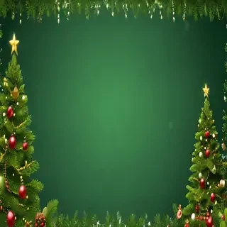 green christmas bg