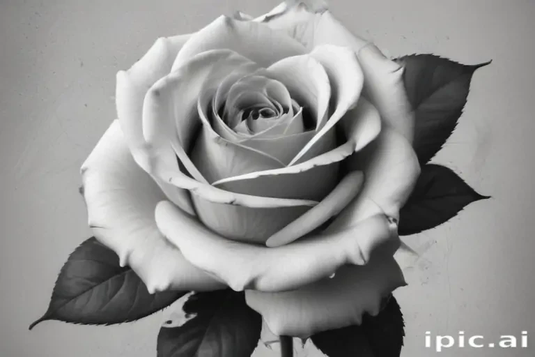 roses clipart black and white