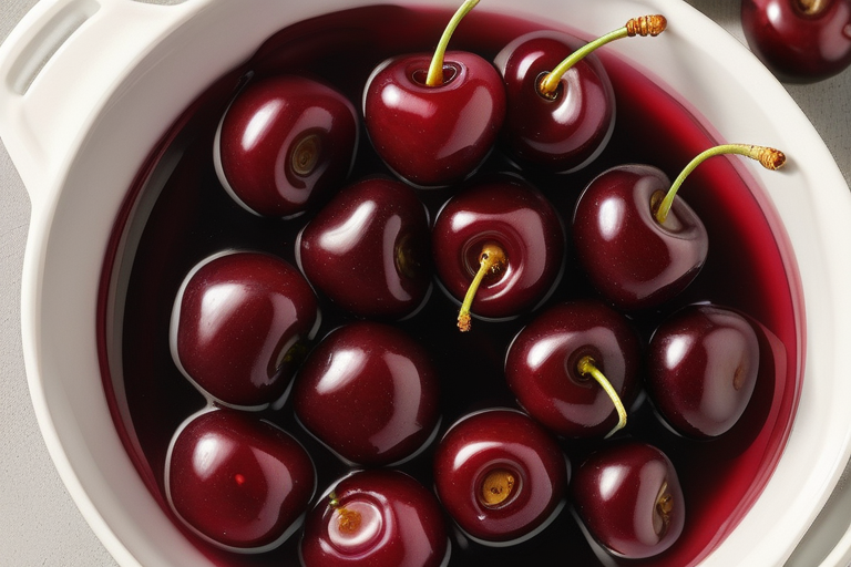 how to make cherries in syrup