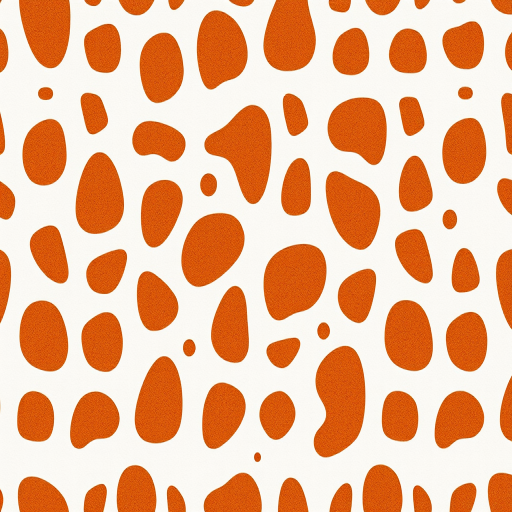 Generate a seamless pattern of irregular, abstract brown shapes on a light gray background, captured in high resolution with a 50mm lens at f/8, ISO 100, with a flat lay perspective using a digital SLR camera for enhanced clarity and detail.