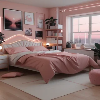 aesthetic bedroom background