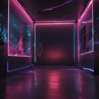 neon background aesthetic