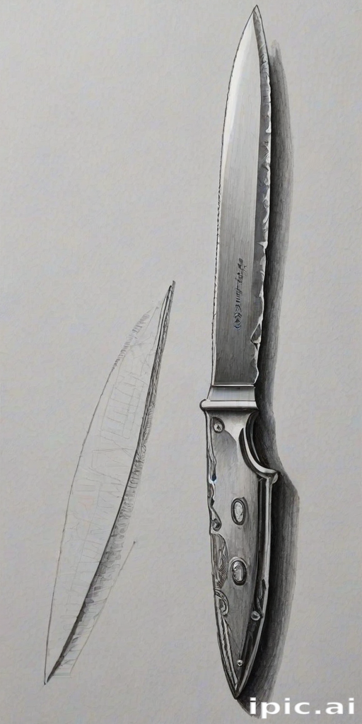 knife drawing