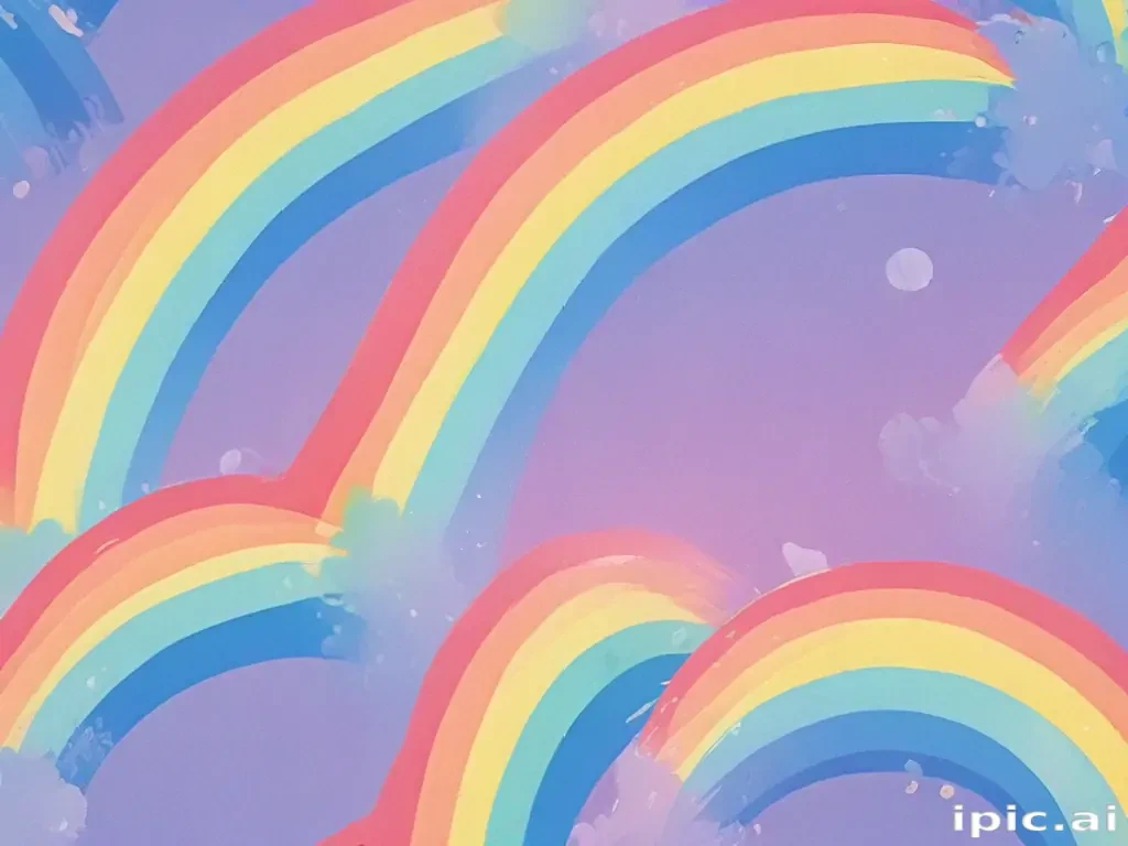 rainbow wallpaper aesthetic
