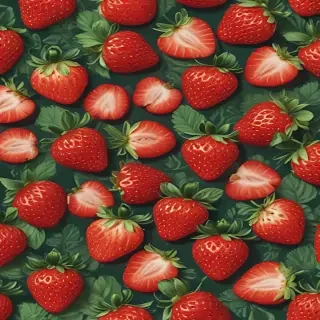 strawberry background aesthetic