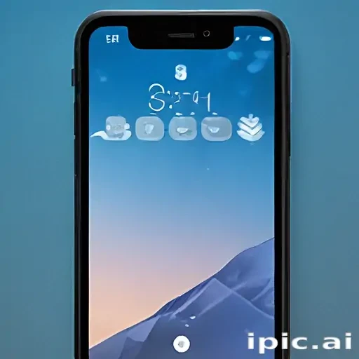 iphone blue wallpaper