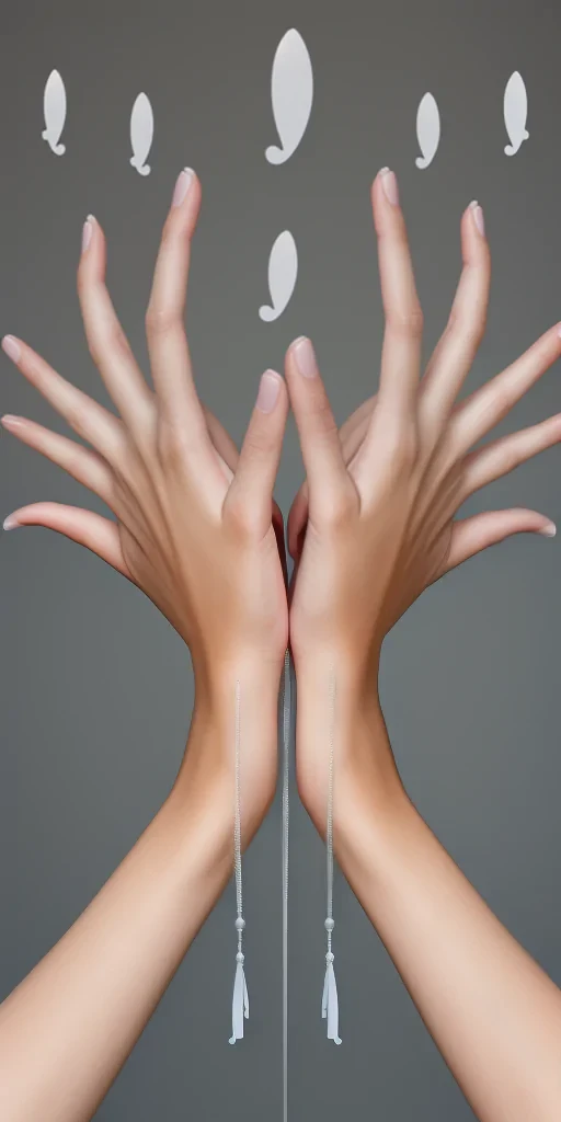 transparent prayer hands