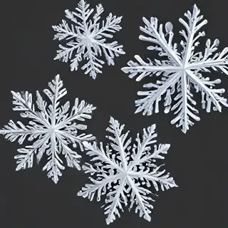 png snowflakes