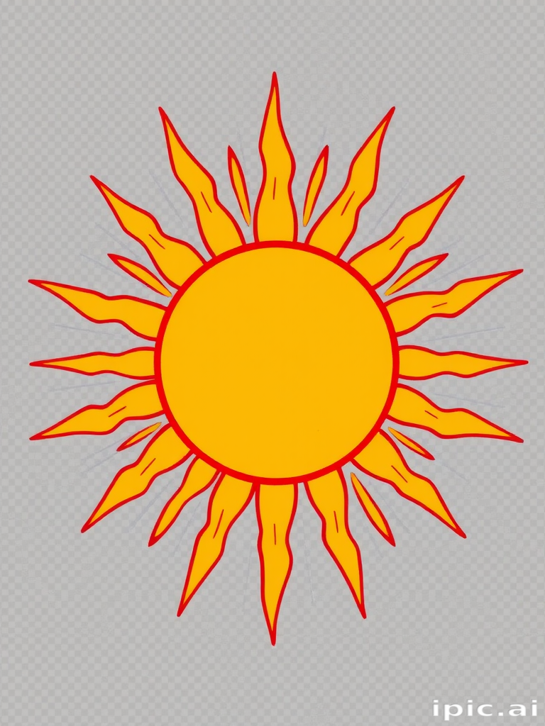 sun clipart transparent background